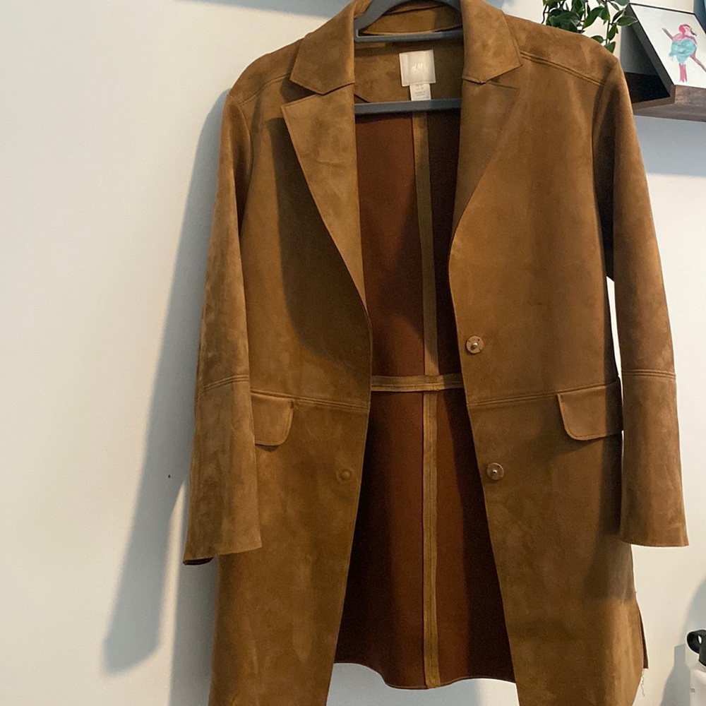 H&M Tan Suede Coat